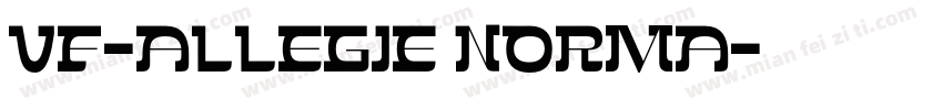 Vf-Allegie Norma字体转换